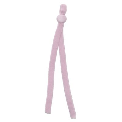 3/16 Inch (5mm) Soft Elastic Ear Loop Strap with Adjustable Buckle for DIY Children and Adult Face Mask: USA Stock (Lilac (20 Pieces))