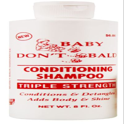 Baby Don't Be Bald Triple Strenth Shampoo 8 Fl Oz (Pack of 4)