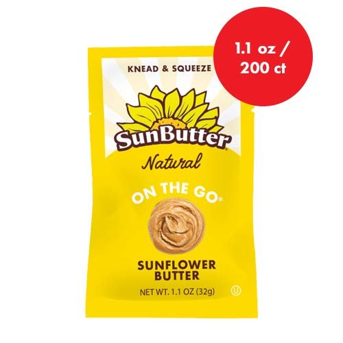 SunButter Natural Sunflower Seed Butter | 200 per case, 1 oz: Gluten-Free, Vegan Butter Rich in Plant-Based Protein, Ideal for Healthy Snacks, Sandwiches, Cooking, Baking, and More