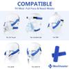 8 Pack CPAP Headgear Strap Covers, Universal and Reusable CPAP Strap Covers, Soft-Fleece Strap Pads for Reduce Red Marks, Great Value Kit Supplies by Medihealer view 3