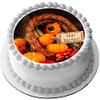Thanksgiving IV - Edible Cake Topper - 6" round view 2