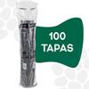 SOLO Dart TLB316 Traveler Cappuccino Style Dome Lid, Fits 10 Oz To 24 Oz Cups, Black, 100/sleeve, 10 Sleeves/carton view 2