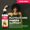 Papaya Leaf Blood Support Liquid - 15X Strength - Papaya Leaf Extract - Healthy Platelets, Blood Cleanse, Digestion, Papaya Enzyme -12oz Liquid - Herbal Goodness (1 bttl) view 3