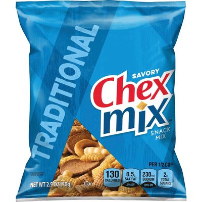 Chex Mix Traditional, 2.5 Oz (Pack of 36)