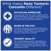 NANO TURMERIC CURCUMIN | Highly Bioavailable Nano Particles | Rapid Absorption | Organic Vegan Non-GMO Curcuma Longa | Supports Joints, Digestive, Liver & Heart Health | Easy to use, 30 ml per bottle. view 4
