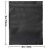 100 Pack Resealable Mylar Bags 7.1 x 10.2 Inch Smell Proof Bags Foil Pouch Flat Bag Matte Black view 2