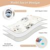 SEHANY Cute Cat Pattern Washable Bed Pads for Kids Toddlers, Waterproof Incontinence Bed Pads Reusable Underpads Mattress Protector Pee Pads for Adults Kids Seniors Dog , 34" x 52" view 3