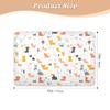 SEHANY Cute Cat Pattern Washable Bed Pads for Kids Toddlers, Waterproof Incontinence Bed Pads Reusable Underpads Mattress Protector Pee Pads for Adults Kids Seniors Dog , 34" x 52" view 2