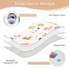 SEHANY Cute Cat Pattern Washable Bed Pads for Kids Toddlers, Waterproof Incontinence Bed Pads Reusable Underpads Mattress Protector Pee Pads for Adults Kids Seniors Dog , 34" x 52" view 3