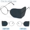 THSIREE 12PCS Eye Patches for Adults Kids, Medical Eye Patch for Glasses, Treat Lazy Eye Amblyopia Strabismus Patch, 2 Size view 2