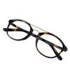 VisionGlobal Blue Light Blocking Glasses for Women/Men, Anti Eyestrain, Computer Reading, TV Glasses, Stylish Oval Frame, Anti Glare (Black, +0.75 Magnification) view 1