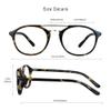 VisionGlobal Blue Light Blocking Glasses for Women/Men, Anti Eyestrain, Computer Reading, TV Glasses, Stylish Oval Frame, Anti Glare (Black, +0.75 Magnification) view 3