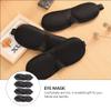 Healifty 3D Contoured Sleep Eye Mask for Women and Men Soft Comfortable Blindfold with Elastic Strap Blocks Light for Deep Rest and Relaxation Set of 4 Black Sleeping Masks view 2