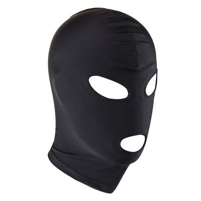 easyforever Unisex Headgear Breathable Blindfold Face Cover Cosplay Costume Open Eye Mouth Hood Mask Open Eye & Mouth One Size