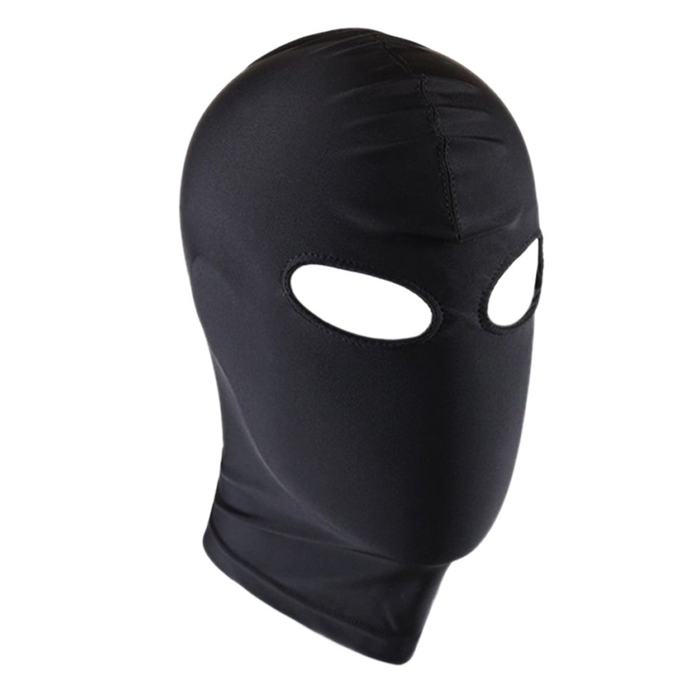 easyforever Unisex Headgear Breathable Blindfold Face Cover Cosplay Costume Open Eye Mouth Hood Mask Open Eye One Size