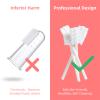 dearlomum Baby Tongue Cleaner, Newborn Toothbrush, 96PCS Disposable Infant Toothbrushes, Gauze Gum Cleaner Toothbrush Baby Oral Cleaning Stick Dental Care for 0-36 Months view 4