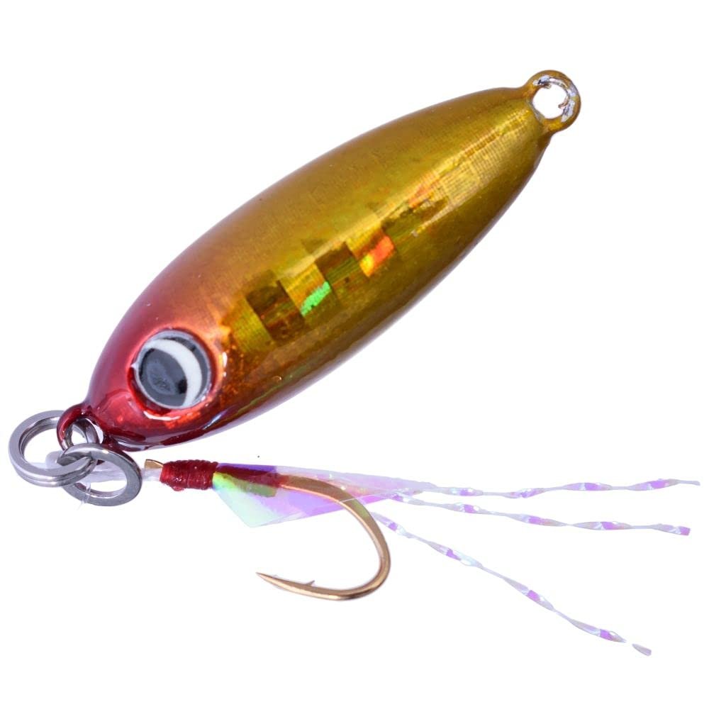 Major Craft Nano Mackerel Metal 0.05 oz (1.5 g) #03 Red Gold (Kemura)