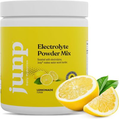 JUNP Electrolytes Powder No Sugar No Carbs  Lemonade Keto Electrolyte Drink Mix - Potassium & Salt Hydration Powder Electrolytes - Zero Calorie Sugar Free Electrolyte Powder, Kosher, 90 Servings