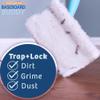 Baseboard Buddy 20-Pack Replacement Pads | Reusable Cleaning Pads for Wet & Dry Use | Trap Dust, Dirt & Pet Hair | Mop Pad Refills for Baseboards, Trim, Molding & More view 3
