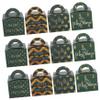 DOITOOL Christmas Boxes with Lid 12 Pack Candy Apple Boxes Socks Containers Candy Wrapping (pattern) Style view 1