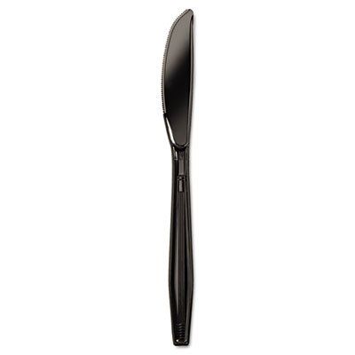 MadeforMatrimony Full Length Polystyrene Cutlery44; Knife44; Black44; 1000-Carton