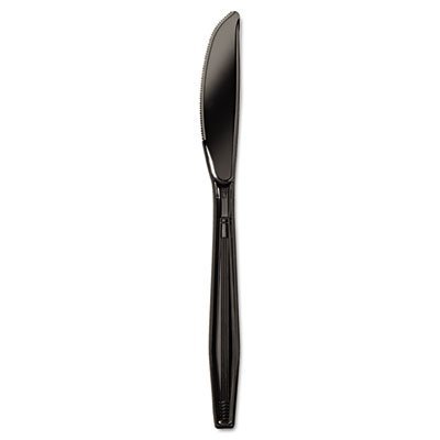 MadeforMatrimony Full Length Polystyrene Cutlery44; Knife44; Black44; 1000-Carton