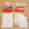Bounce Mega Dryer Sheets, Fresh Breeze, 130 Count, Mega Fabric Softener Sheets with Static Control, Wrinkle Reduction, Extra Softness, Lasting Scent, Repels Lint view 4