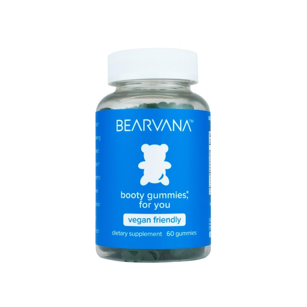 BEARVANA Peach Support Womens Multivitamin Gummies | Herbal & Vitamin Gummy Supplement for Daily Wellness | Berry Flavor | 60 Gummies