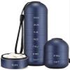 Zannaki Metal Moisture Proof Weekly Pill Organizer, Stackable Aluminum Alloy BPA Free Travel Hiking 7 Day Pill Box Case Waterproof and Large Compartment to Hold Pills, Vitamins, Fish Oil, Supplements view 1