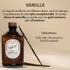 Bacanha Organic Raw Vanilla Syrup - Premium French Syrup - Sweet & Exotic Flavor for Coffee, Desserts & Cocktails - Gourmet and Organic - For Lattes, Mocktails, Teas - 400ml Glass Bottle view 4