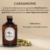 Bacanha Organic Raw Cardamom Syrup - Premium French Artisanal Syrup - Spicy & Aromatic Flavor for Coffee, Tea & Cocktails - Gourmet and Organic - For Lattes and More - 400ml Glass Bottle view 4