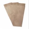 100 Pack 100% Brown Kraft Paper Bags, 2.75 x 10 inches Brown Plain Bag Kitchen Cutlery Utensils Holder view 2