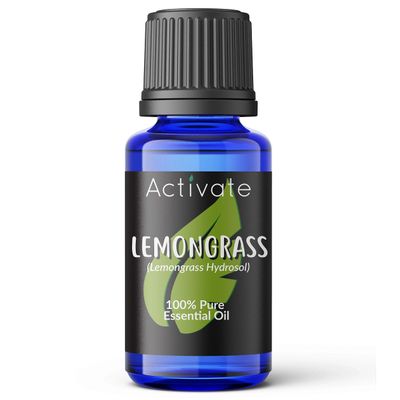 Activate Lemongrass Essential Oil 100% Pure, Premium Grade, Undiluted, Non-GMO, Therapeutic Natural Oils, Aromatherapy & Diffuser Use Gift 10ml