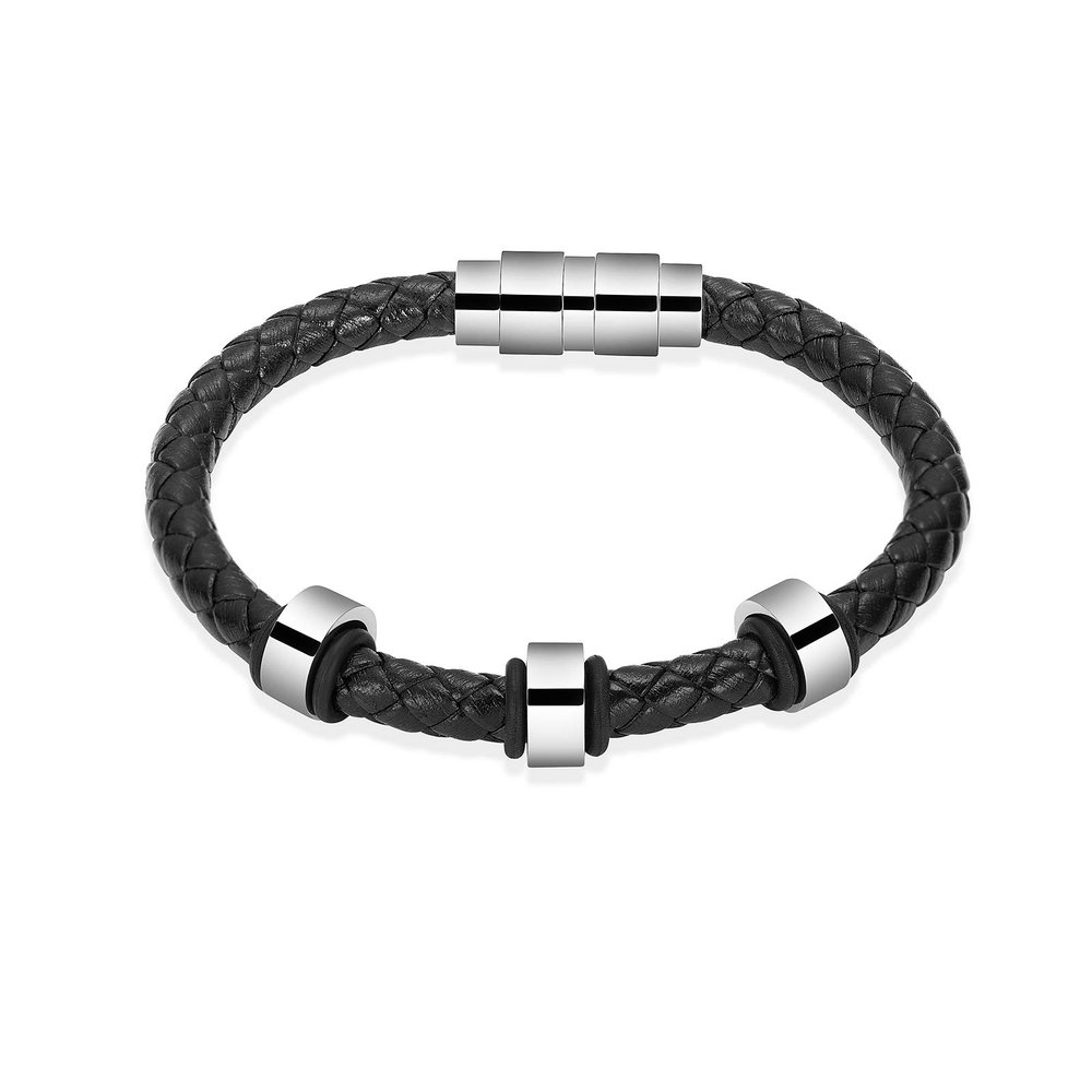 Yinplsmemory Cremation Jewelry Cylinder Urn Bracelet for Ashes for Men Memorial Ashes Keepsake Urn Jewelry 7.87''