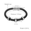 Yinplsmemory Cremation Jewelry Cylinder Urn Bracelet for Ashes for Men Memorial Ashes Keepsake Urn Jewelry 7.87'' view 2