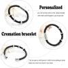 Yinplsmemory Cremation Jewelry Cylinder Urn Bracelet for Ashes for Men Memorial Ashes Keepsake Urn Jewelry 7.87'' view 3