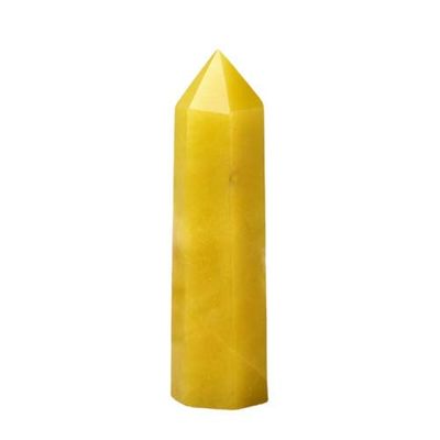 Lemon Jade Obelisk Tower Healing Crystal Points By MarkaJewelry (60-70 MM)