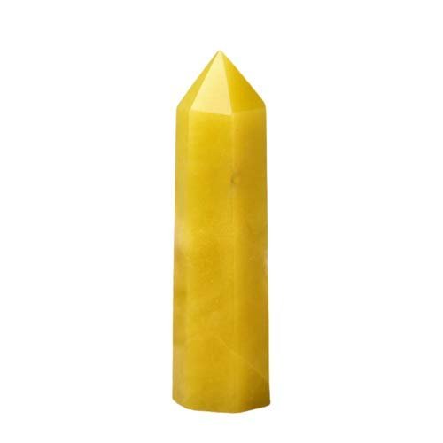 Lemon Jade Obelisk Tower Healing Crystal Points By MarkaJewelry (60-70 MM)