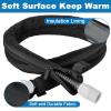 6ft 4in Heated CPAP Hose Cover for ResMed AirSense 10/11 Climatelineair Heated Tubing, Full-Length Zippered CPAP Tube Cover Sleeve Wrap - Keep Deep Sleep, Cats Proof, Prevent Condensation view 4