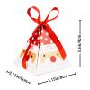 20 Pack Christmas Decorative Candy Boxes, Cookies, Goodies Christmas Candy Bags Santa Claus Gift Box Present Packaging for Festival Holiday New Year Christmas Party Favors view 2