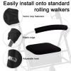 SPRING SEAON Rollator Walker Seat and Backrest Covers Set - Removable Washable Soft Fabric, Universal Fit & Adjustable Patterns, Essential Rollator Accessories(Starry Star) view 4