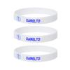 ZDBDH 3 Pack-XARELTO Bracelet for Men Women Medical Safe SOS Jewelry 100% Silicone Rubber Wristbands for Adult Ki d,Outdoor Sport Health Safet Warning ID Bracelet,7.48",White view 1