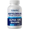 Dr. Maxwell Acetylcholine, Alpha GPC Choline 600mg + Bacopa, Better Than Each Alone. More Reliable Acetylcholine (Supports Memory & Learning) Supplement, 60 Capsules view 1