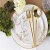 Elegant Novelty Gold Plastic Teaspoons (32) view 2