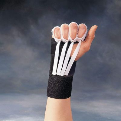 Rolyan Composite Finger Flexion Loop Attachments 4/PK, Hook & Loop Straps, Upper Extremity Rehab, Improves ROM & Finger Strength, Use with Rolyan Fabrifoam Gauntlet, Use in Orthotics