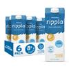 Ripple Original Plant Based Milk | 8g of Quality Sourced Pea Protein, Calcium Rich | Shelf Stable | Vegan & Non GMO Certified | Dairy, Soy, Nut, Gluten, & Lactose Free | 32 Fl Oz Cartons (Pack of 6) view 1