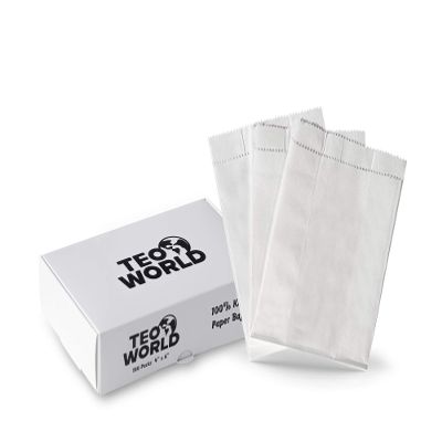 100 Pack 100% White Kraft Paper Bags, 4" x 6" x 2" Inches, Gift Card, Gift Candy, Cookies, Doughnut, Crafts, Party Favor, Sandwich, Jewelry