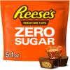 REESE'S Zero Sugar Miniatures Chocolate Peanut Butter Cups, Candy Bag, 5.1 oz view 1