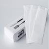 100 Pack 100% White Kraft Paper Bags, 2.75 x 10 inches White Plain Bag Kitchen Cutlery Utensils Holder (Box of 100 pcs) view 1