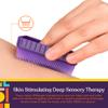 Special Supplies Sensory Brush Therapressure Therapy Brush for Occupational and Sensory Brushing, Stimulating, Calming Tools for Kids and Adults, Soft Flexible Bristles, Latex Free (Colored 6-Pack) view 2